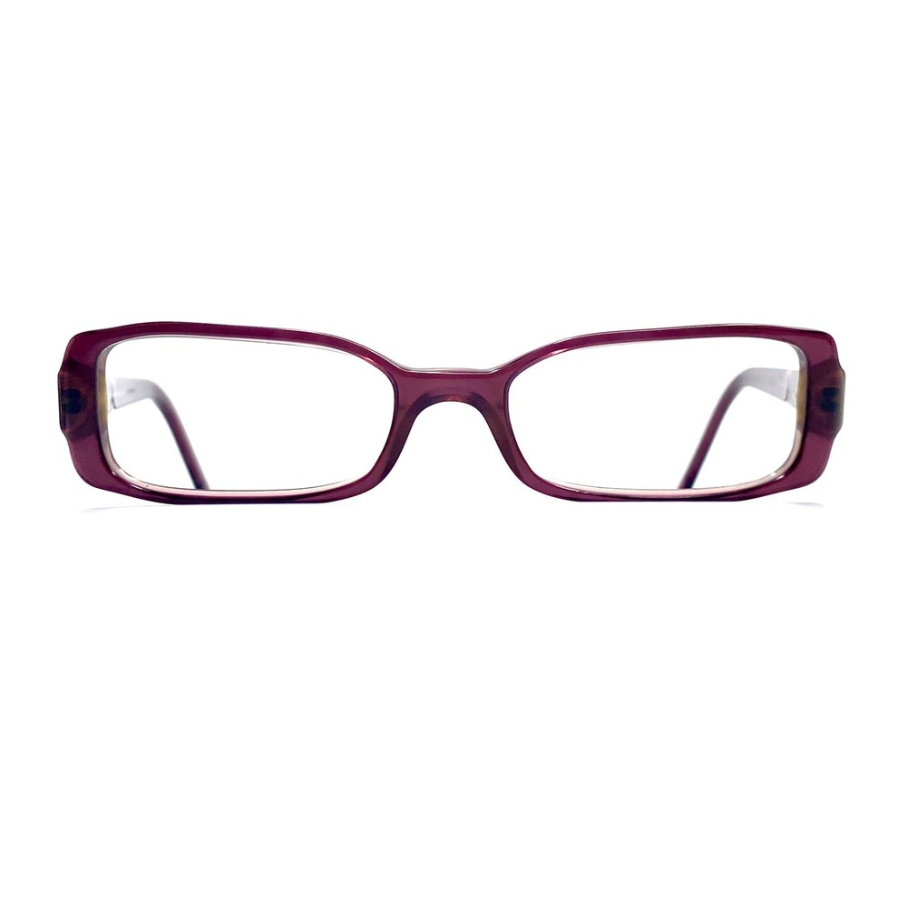 Prada Purple Lilac Purple Clear Rectangular Glasses Italy VPR09F 101 51 17 135